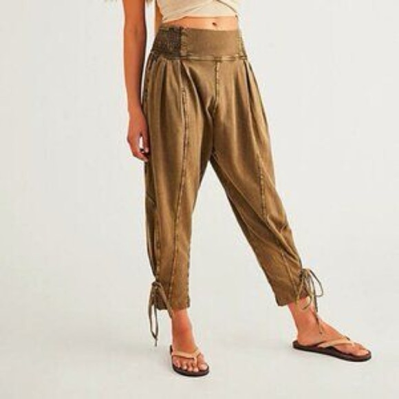 Pants - Free People One Women's Tan Pants Sz XS